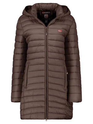 Geographical Norway Płaszcz pikowany "Atika" w kolorze brązowym rozmiar: XXL