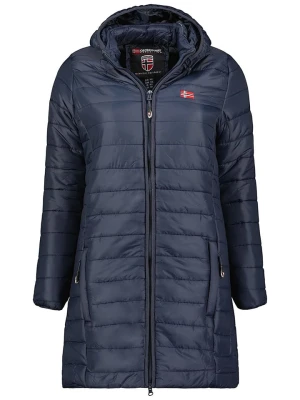 Geographical Norway Płaszcz pikowany "Atika" w kolorze granatowym rozmiar: XL