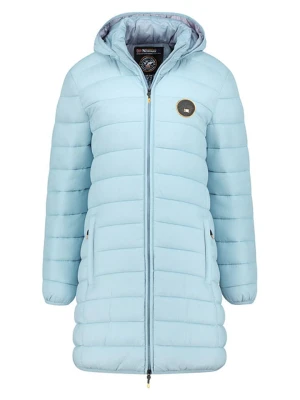 Geographical Norway Płaszcz pikowany "Atikamap" w kolorze błękitnym rozmiar: XXL