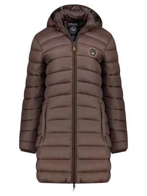 Geographical Norway Płaszcz pikowany "Atikamap" w kolorze ciemnobrązowym rozmiar: XXL