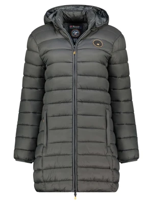 Geographical Norway Płaszcz pikowany "Atikamap" w kolorze ciemnoszarym rozmiar: L