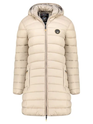 Geographical Norway Płaszcz pikowany "Atikamap" w kolorze kremowym rozmiar: L