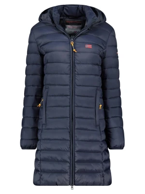 Geographical Norway Płaszcz pikowany "Atikolor" w kolorze granatowym rozmiar: M