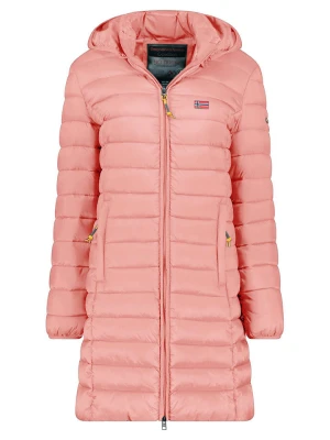 Geographical Norway Płaszcz pikowany "Atikolor" w kolorze jasnoróżowym rozmiar: XL