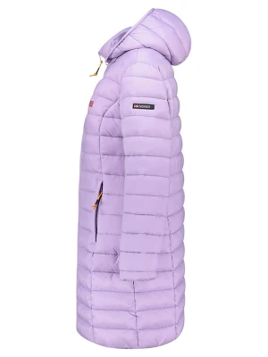 Geographical Norway Płaszcz pikowany "Atikolor" w kolorze lawendowym rozmiar: M