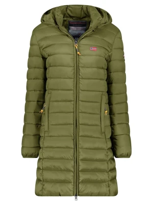 Geographical Norway Płaszcz pikowany "Atikolor" w kolorze oliwkowym rozmiar: M