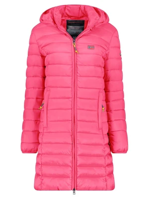 Geographical Norway Płaszcz pikowany "Atikolor" w kolorze różowym rozmiar: XL