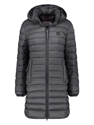 Geographical Norway Płaszcz pikowany "Atikotal" w kolorze antracytowym rozmiar: S