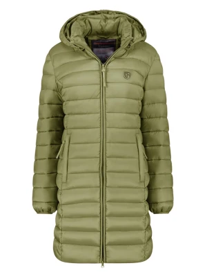 Geographical Norway Płaszcz pikowany "Atikotal" w kolorze zielonym rozmiar: XXL
