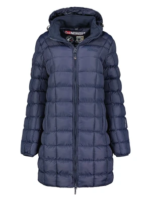 Geographical Norway Płaszcz pikowany "Babette" w kolorze granatowym rozmiar: onesize