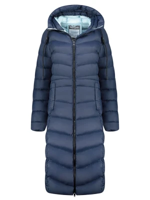 Geographical Norway Płaszcz pikowany "Berangere" w kolorze granatowym rozmiar: XXL