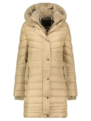 Geographical Norway Płaszcz pikowany "Biensur" w kolorze beżowym rozmiar: XL