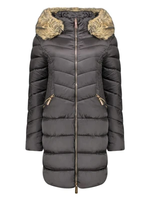 Geographical Norway Płaszcz pikowany "Bololita" w kolorze czarnym rozmiar: 3XL