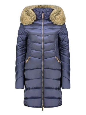 Geographical Norway Płaszcz pikowany "Bololita" w kolorze granatowym rozmiar: XXL