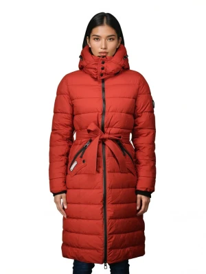 Geographical Norway Płaszcz pikowany "Cabima" w kolorze czerwonym rozmiar: L