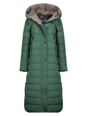 Geographical Norway Płaszcz pikowany "Constance" w kolorze zielonym rozmiar: 3XL