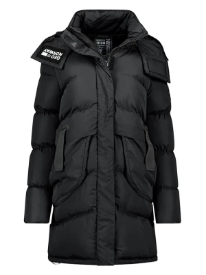 Geographical Norway Płaszcz pikowany "Dalmira" w kolorze czarnym rozmiar: XXL
