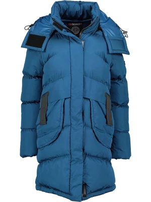 Geographical Norway Płaszcz pikowany "Dalmira" w kolorze niebieskim rozmiar: L