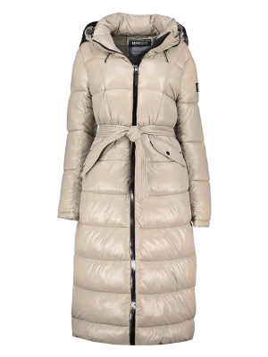 Geographical Norway Płaszcz pikowany w kolorze beżowym rozmiar: S