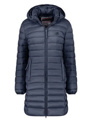 Geographical Norway Płaszcz pikowany w kolorze granatowym rozmiar: L