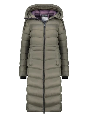 Geographical Norway Płaszcz pikowany w kolorze khaki rozmiar: M