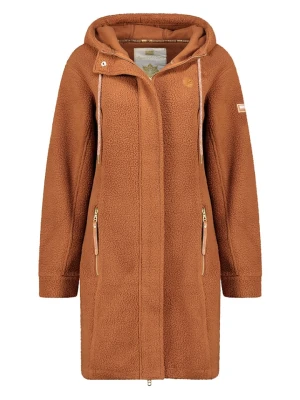 Geographical Norway Płaszcz polarowy "Tartine" w kolorze karmelowym rozmiar: XL