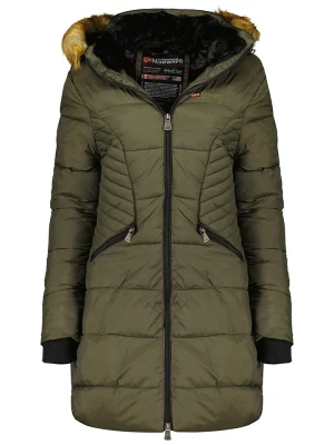 Geographical Norway Płaszcz zimowy "Abeille" w kolorze khaki rozmiar: XL