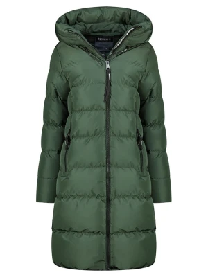 Geographical Norway Płaszcz zimowy "April" w kolorze ciemnozielonym rozmiar: XL