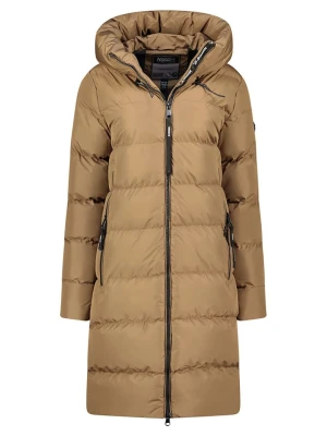 Geographical Norway Płaszcz zimowy "April" w kolorze szarobrązowym rozmiar: XL