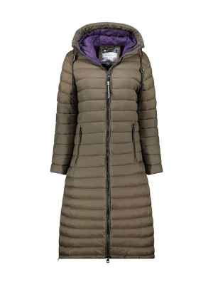 Geographical Norway Płaszcz zimowy "Azule" w kolorze khaki rozmiar: S