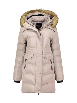 Geographical Norway Płaszcz zimowy "Badonna" w kolorze beżowym rozmiar: 3XL