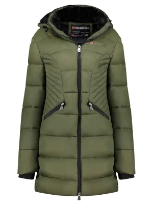 Geographical Norway Płaszcz zimowy "Bee" w kolorze khaki rozmiar: XL