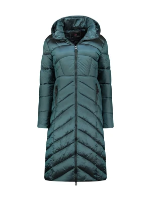 Geographical Norway Płaszcz zimowy "Blanche" w kolorze ciemnozielonym rozmiar: XL
