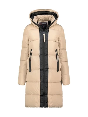 Geographical Norway Płaszcz zimowy "Bluma" w kolorze beżowym rozmiar: L
