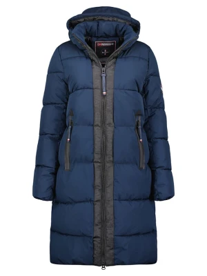 Geographical Norway Płaszcz zimowy "Bluma" w kolorze granatowym rozmiar: M