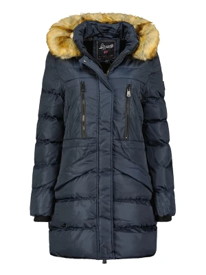 Geographical Norway Płaszcz zimowy "Boxe" w kolorze granatowym rozmiar: L