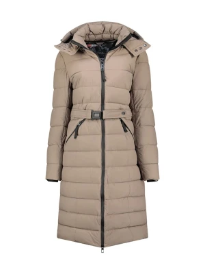 Geographical Norway Płaszcz zimowy "Cabimalimo" w kolorze szarobrązowym rozmiar: M