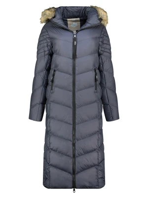 Geographical Norway Płaszcz zimowy "Capucine" w kolorze granatowym rozmiar: XL