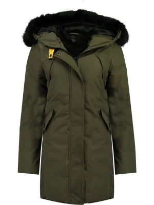 Geographical Norway Płaszcz zimowy "Cherifa" w kolorze khaki rozmiar: M
