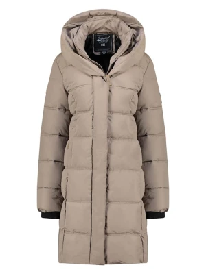 Geographical Norway Płaszcz zimowy "Djamilalimo" w kolorze szarobrązowym rozmiar: XL