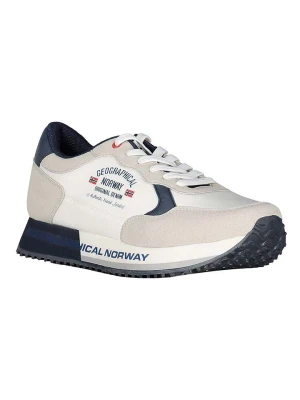 Geographical Norway Sneakersy "Ostyle" w kolorze beżowo-białym rozmiar: 40