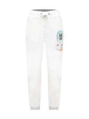 Geographical Norway Spodnie dresowe "Makado" w kolorze białym rozmiar: XXL