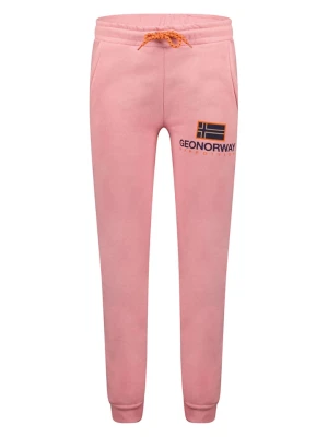 Geographical Norway Spodnie dresowe "Maleo" w kolorze jasnoróżowym rozmiar: L