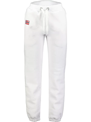 Geographical Norway Spodnie dresowe "Maracana" w kolorze białym rozmiar: S