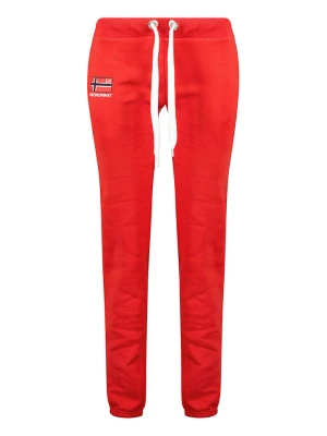 Geographical Norway Spodnie dresowe "Marcana" w kolorze czerwonym rozmiar: M