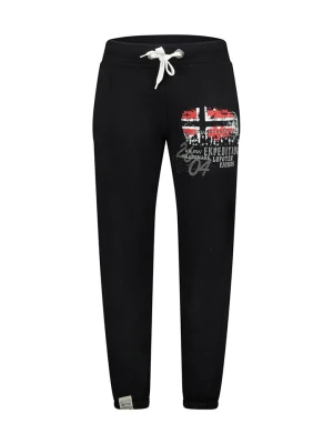 Geographical Norway Spodnie dresowe "Melegant" w kolorze czarnym rozmiar: XL