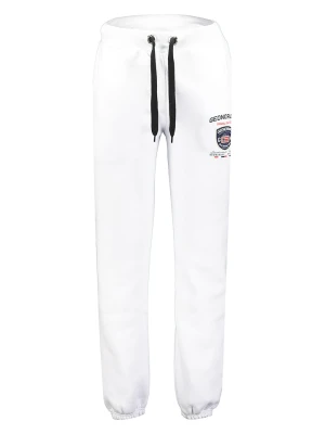 Geographical Norway Spodnie dresowe "Mikado Men 100" w kolorze białym rozmiar: M