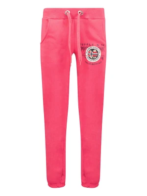 Geographical Norway Spodnie dresowe "Mirly" w kolorze różowym rozmiar: S