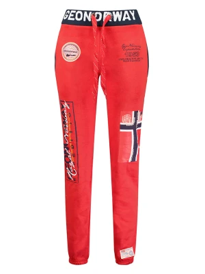Geographical Norway Spodnie dresowe "Moliere" w kolorze czerwonym rozmiar: S