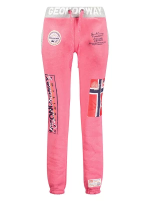 Geographical Norway Spodnie dresowe "Moliere" w kolorze różowym rozmiar: L